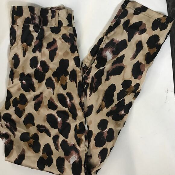 Nasty Gal So Fierce Leopard Pants Size 6 - Picture 1 of 7